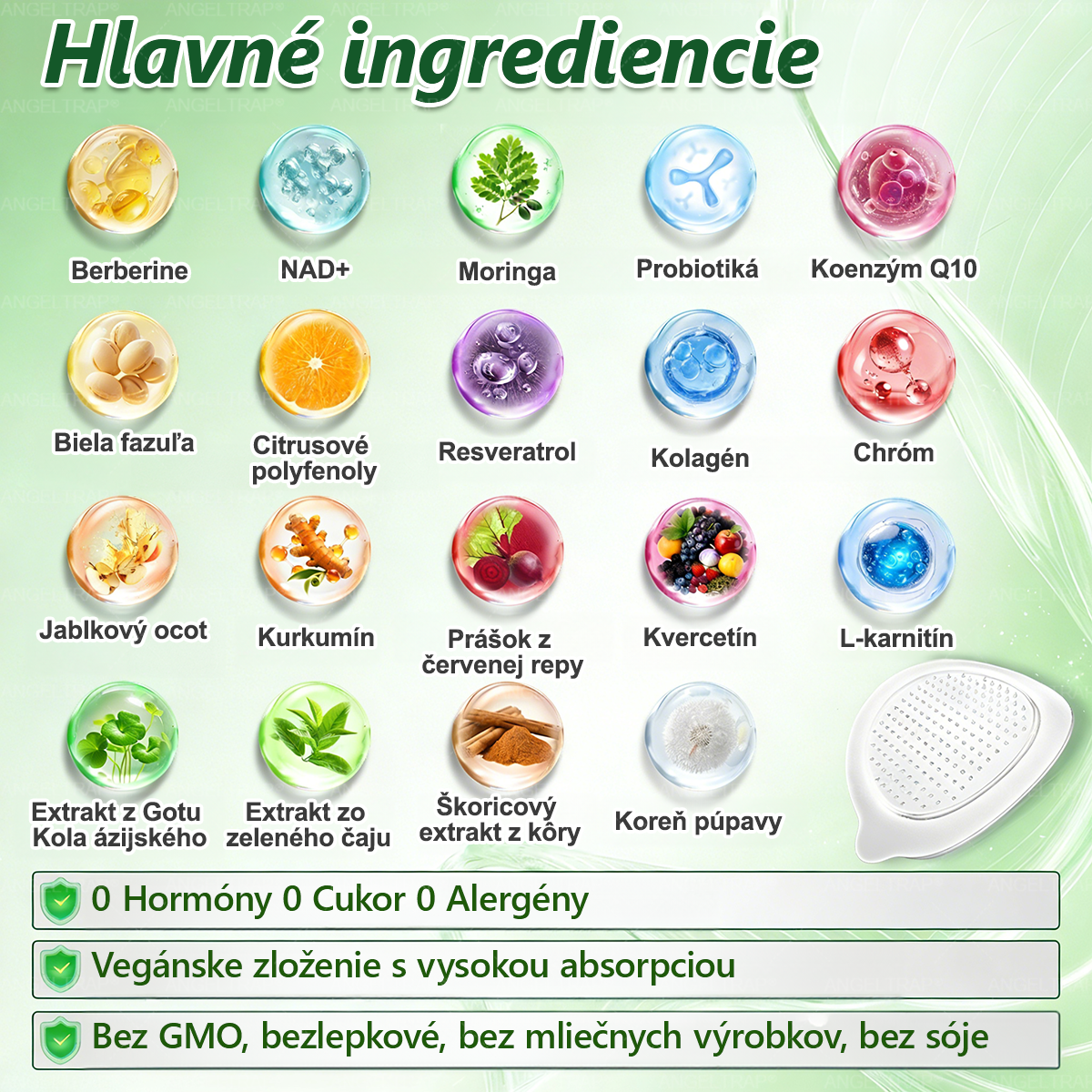 🌿𝐴𝑁𝐺𝐸𝐿𝑇𝑅𝐴𝑃® Moringa × Berberine × AMPK 10-in-1 Metabolic Support Nano Microneedle Patch 🇸🇰 (Na použitie iba raz denne, viditeľné zmeny už po 7 dňoch) ✅ Podporuje chudnutie, metabolické zdravie, spánkovú apnoe, problémy s kĺbmi a mnoho ďalších výhod.